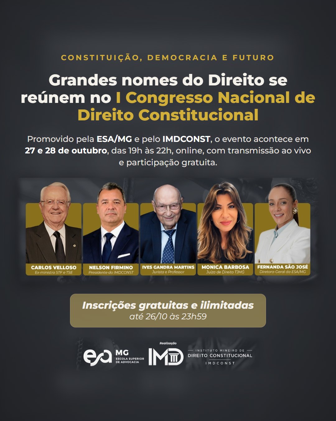 Card 2: grandes nomes do Direito se reúnem